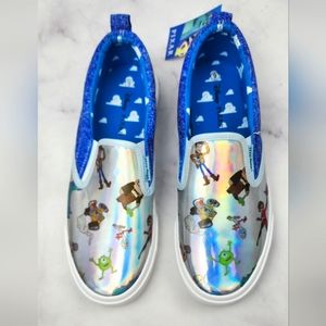 LIMITED EDITION Disney Pixas iridescent slip ons